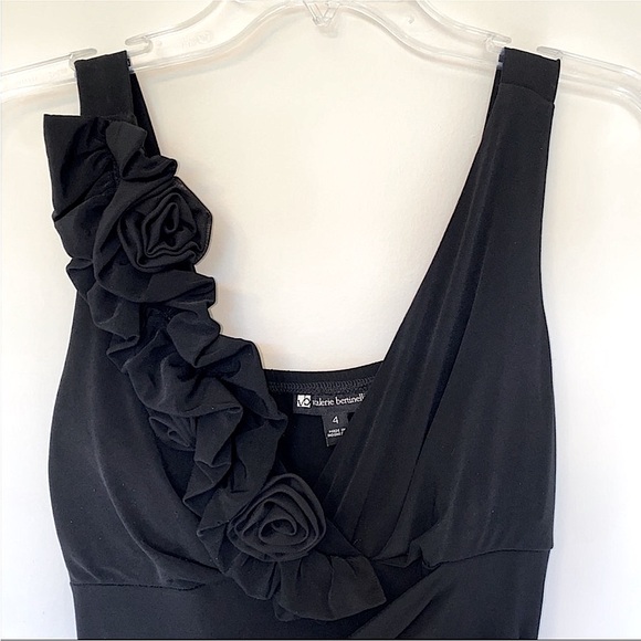 VALERIE BERTINELLI Black Floral Dress - Picture 2 of 5